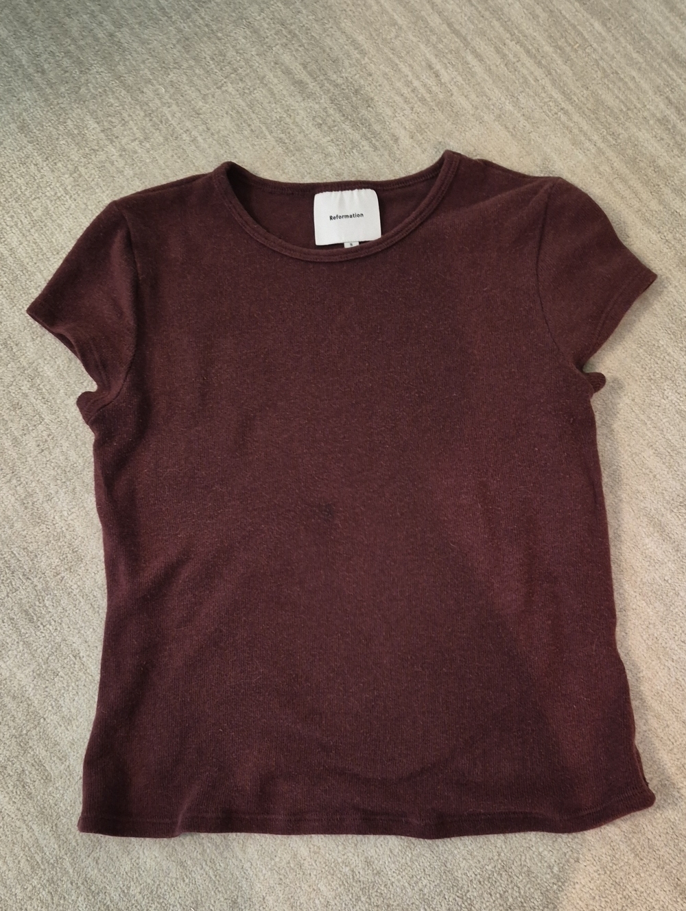 Reformation Short Sleeve Crew Tee